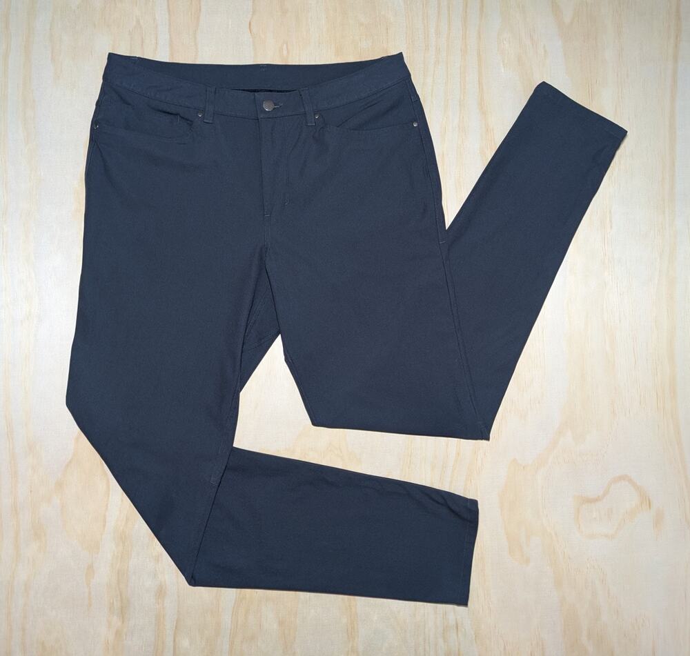 Lululemon Men's 33 Tall ABC 5-Pocket Pant Dark Grey Athletic Tech Golf
